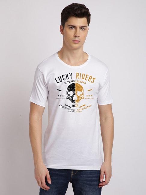black-radio-white-slim-fit-printed-cotton-crew-t-shirt