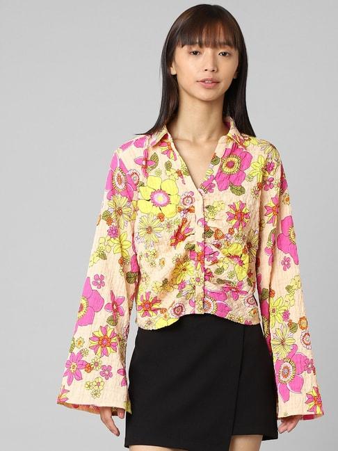 Only Multicolor Floral Print Shirt
