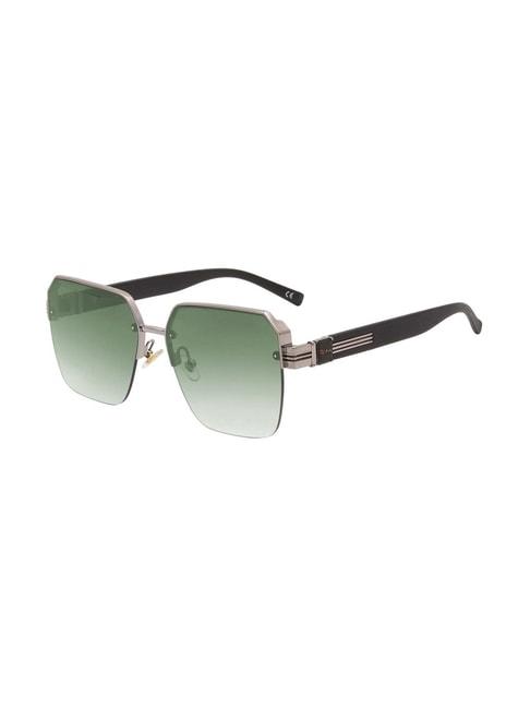Ted Smith Green Square UV Protection Unisex Sunglasses