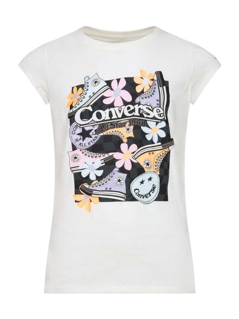 Converse Kids White Graphic T-Shirt