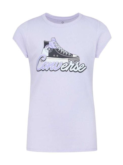 Converse Kids Vapor Violet Printed T-Shirt