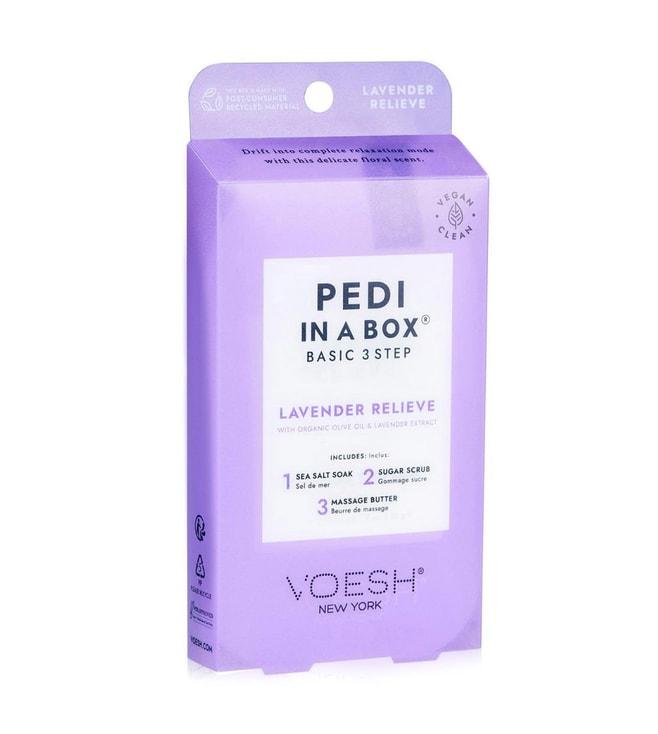 VOESH Classic Pedicure In a Box Basic 3 Step Lavender - 35 gm