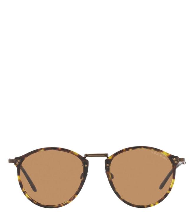 Giorgio Armani 0AR 318SM Armani Code Round Sunglasses for Men