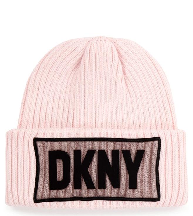 Dkny Kids Pale Pink Logo Beanie (4-5 Y)