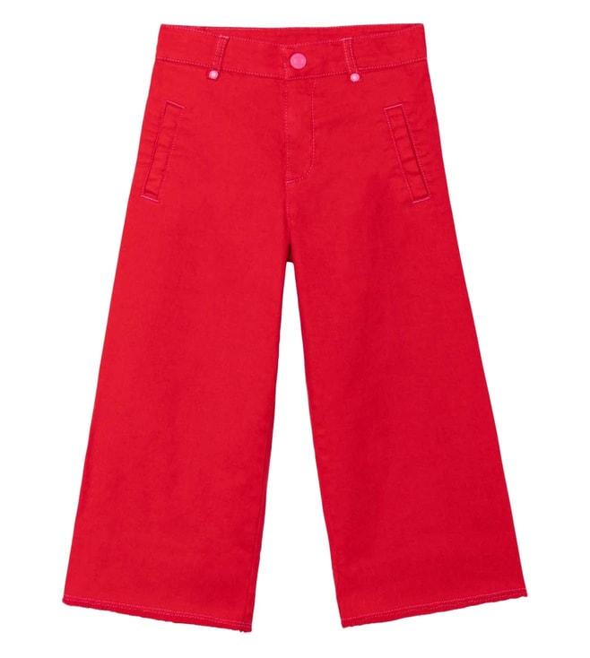 Marc Jacobs Red Regular Fit Trousers