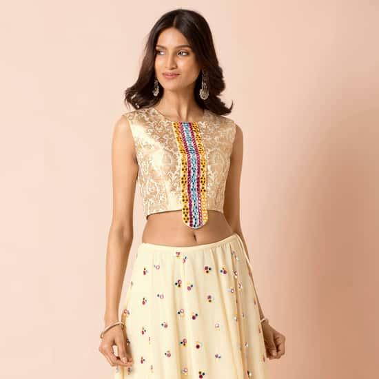 indya-women-brocade-blouse-with-mirrorwork