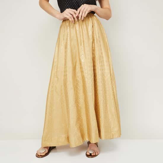 AURELIA Women Printed Elasticated Maxi Skirt