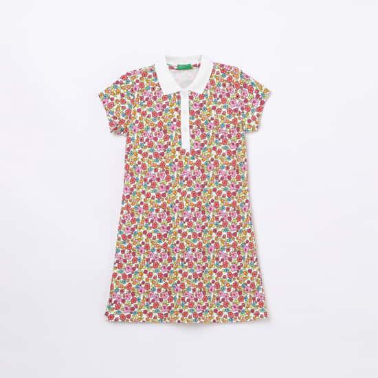 UNITED COLORS OF BENETTON Girls Printed Shift Dress