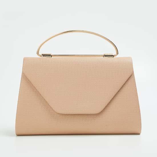 code-women-textured-envelope-clutch-with-detachable-strap