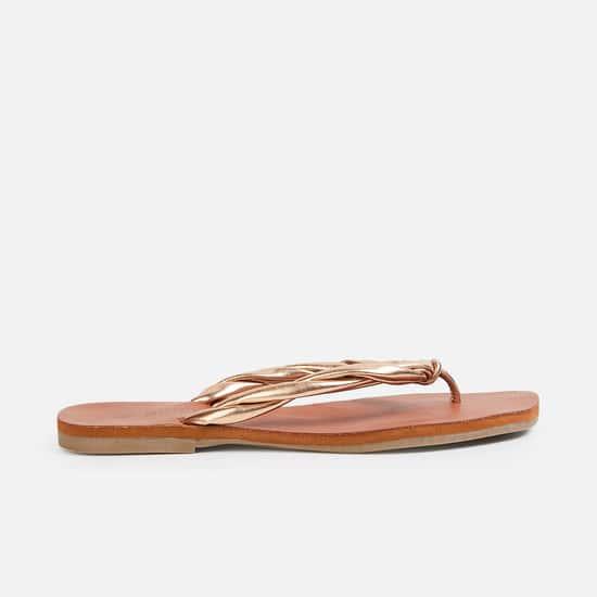 GINGER Women Solid Flat Sandals