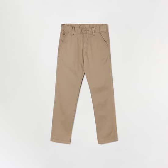 U.S. POLO ASSN. KIDS Boys Solid Casual Trousers