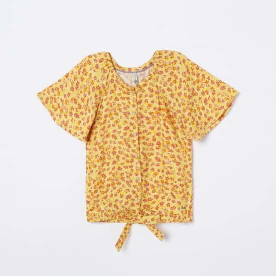 lee-cooper-juniors-girls-floral-printed-round-neck-casual-top