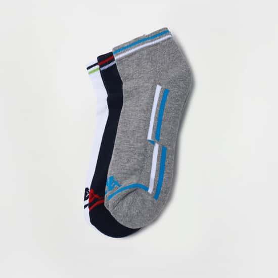 KAPPA Men Printed Ankle Length Socks - Set Of 3