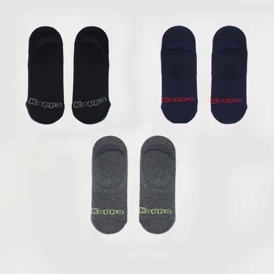 KAPPA Men Printed Invisible Socks - Pack of 3