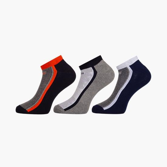 ADIDAS Men Colourblock Ankle-Length Socks - Pack of 3