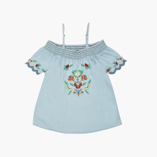 lee-cooper-juniors-girls-floral-embroidery-cold-shoulder-top