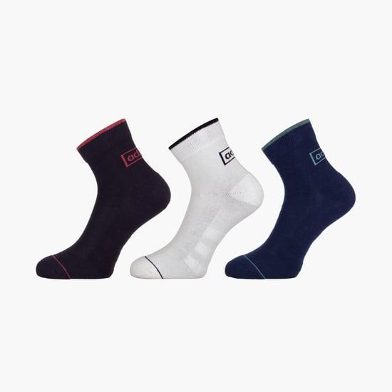 ADIDAS Men Printed Ankle-length Socks - Pack of 3
