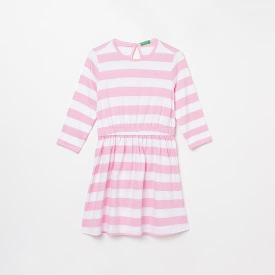 united-colors-of-benetton-girls-striped-a-line-dress