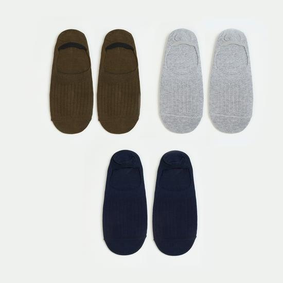 FORCA Men Textured Casual Socks - Pack Of 3