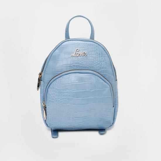 lavie-women-textured-zip-closure-backpack