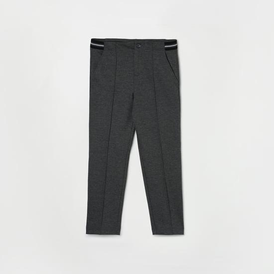 UNITED COLORS OF BENETTON Boys Solid Elasticated Casual Trousers