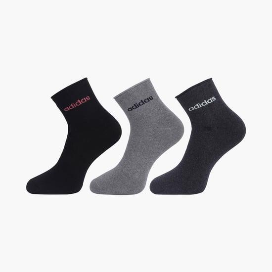 ADIDAS Men Printed Above-Ankle Socks - Pack of 3
