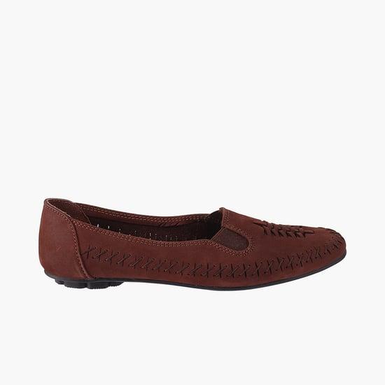 CATWALK Women Woven Leather Slip-On Casual Shoes