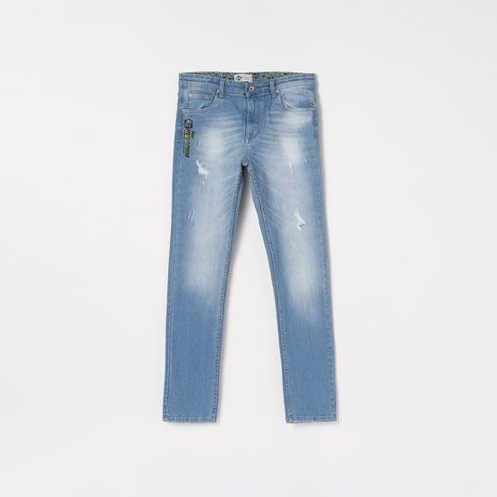 LEE COOPER JUNIORS Boys Distressed Slim Fit Jeans
