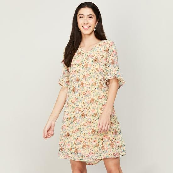 FAME FOREVER Women Floral Printed Mini Dress