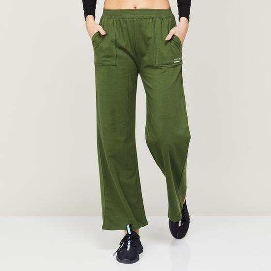 allen-solly-women-solid-elasticated-trousers