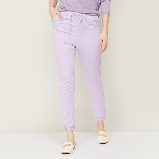 kraus-women-elasticated-ankle-length-trousers