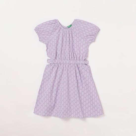 united-colors-of-benetton-girls-printed-cut-out-fit-and-flare-dress