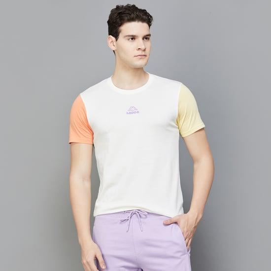KAPPA Men Colourblocked regular Fit T-Shirt