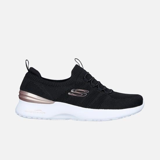 skechers-women-textured-knit-stretch-lace-sports-shoes
