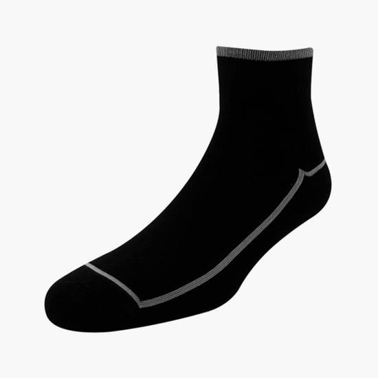 VAN HEUSEN Men Textured Ankle-Length Socks