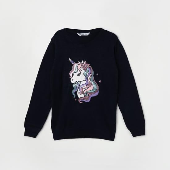 fame-forever-girls-unicorn-embellished-sweater