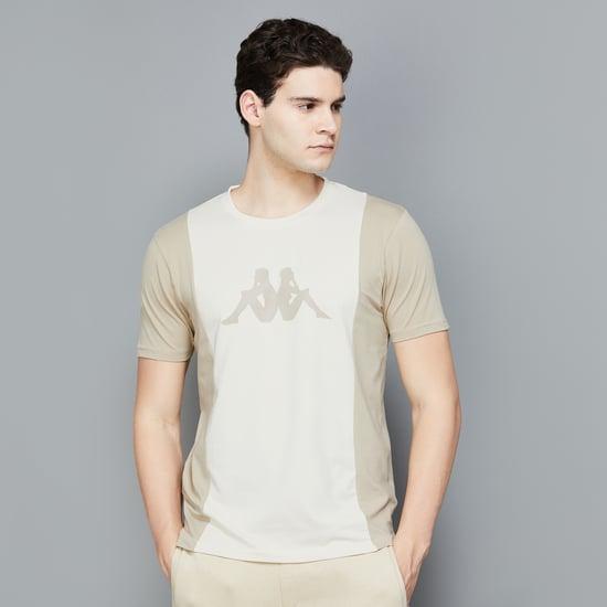 KAPPA Men Printed Regular Fit Sports T-shirt