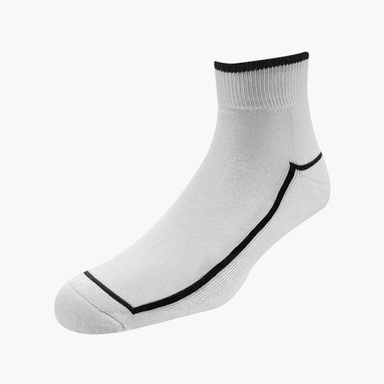 VAN HEUSEN Men Solid Ankle-Length Socks
