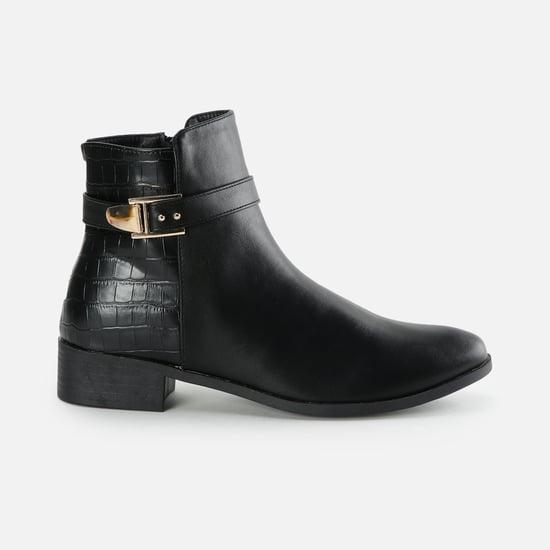ginger-women-croc-embossed-block-heel-ankle-boots