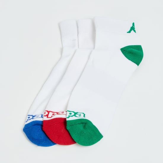 KAPPA Men Colourblocked Ankle-Length Socks - Pack of 3