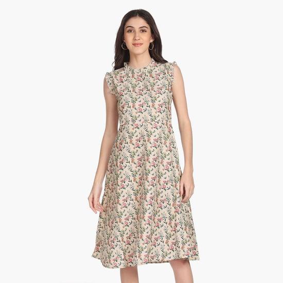 flying-machine-women-floral-printed-flared-dress