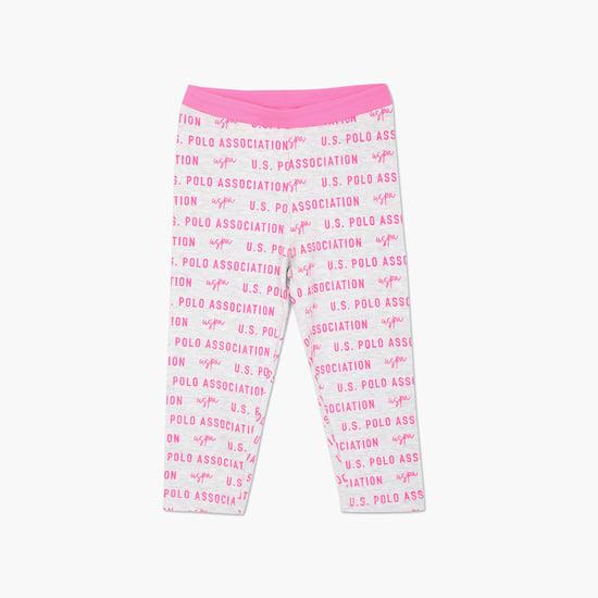 U.S. POLO ASSN. KIDS Girls Printed Track Pants