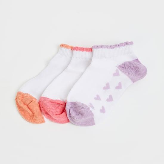 FAME FOREVER Girls Printed Ankle-Length Socks