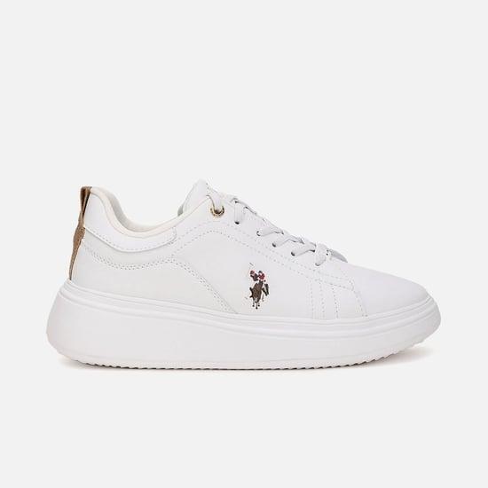 U.S. POLO ASSN. Women Solid Lace-Up Sneakers