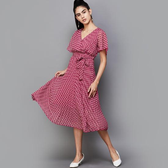 code-women-printed-a-line-midi-dress