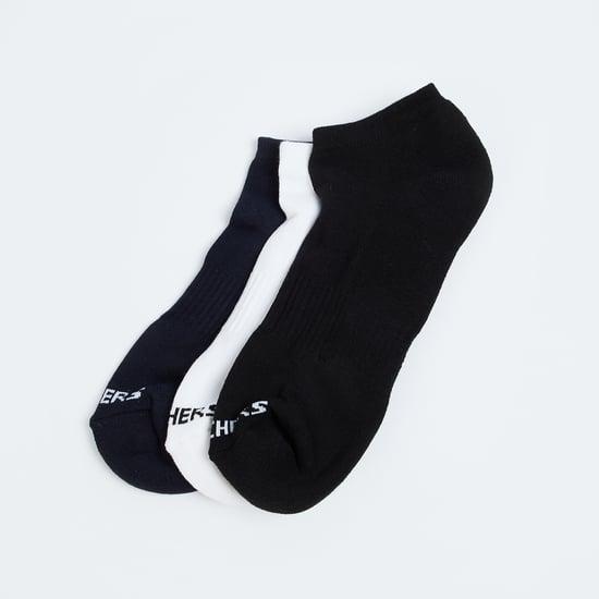SKECHERS Men Printed Ankle Length Socks- Pack of 3