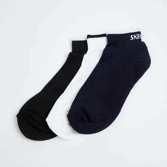 SKECHERS Men Assorted Ankle Length Socks - Pack of 3