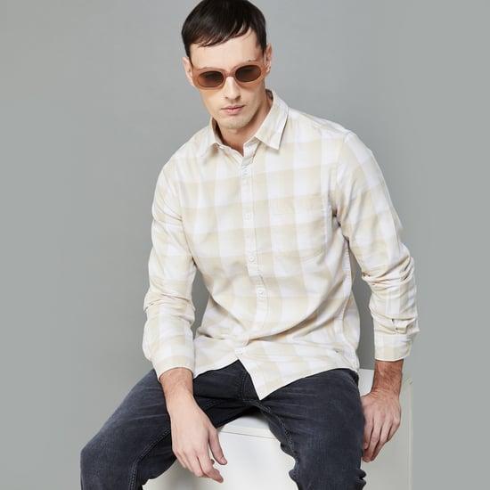 denimize-men-checked-regular-fit-casual-shirt