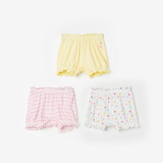 JUNIORS Girls Assorted Bloomers - Pack of 3