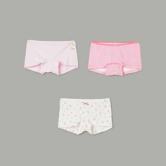 FAME FOREVER Girls Assorted Panties-Pack of 3